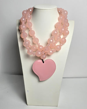 Collana love sfaccettata