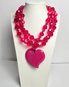 Collana love sfaccettata