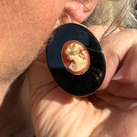Onyx earring
