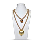 Collana Cuore Oro Cristallo