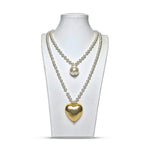 Collana Cuore Oro Cristallo