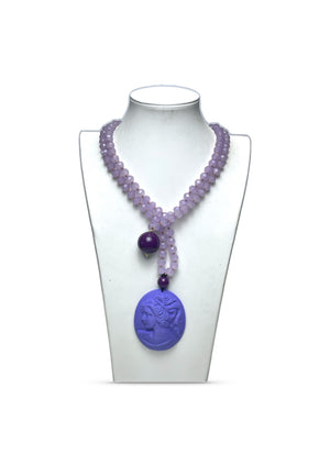 Collana cammeo cristallo