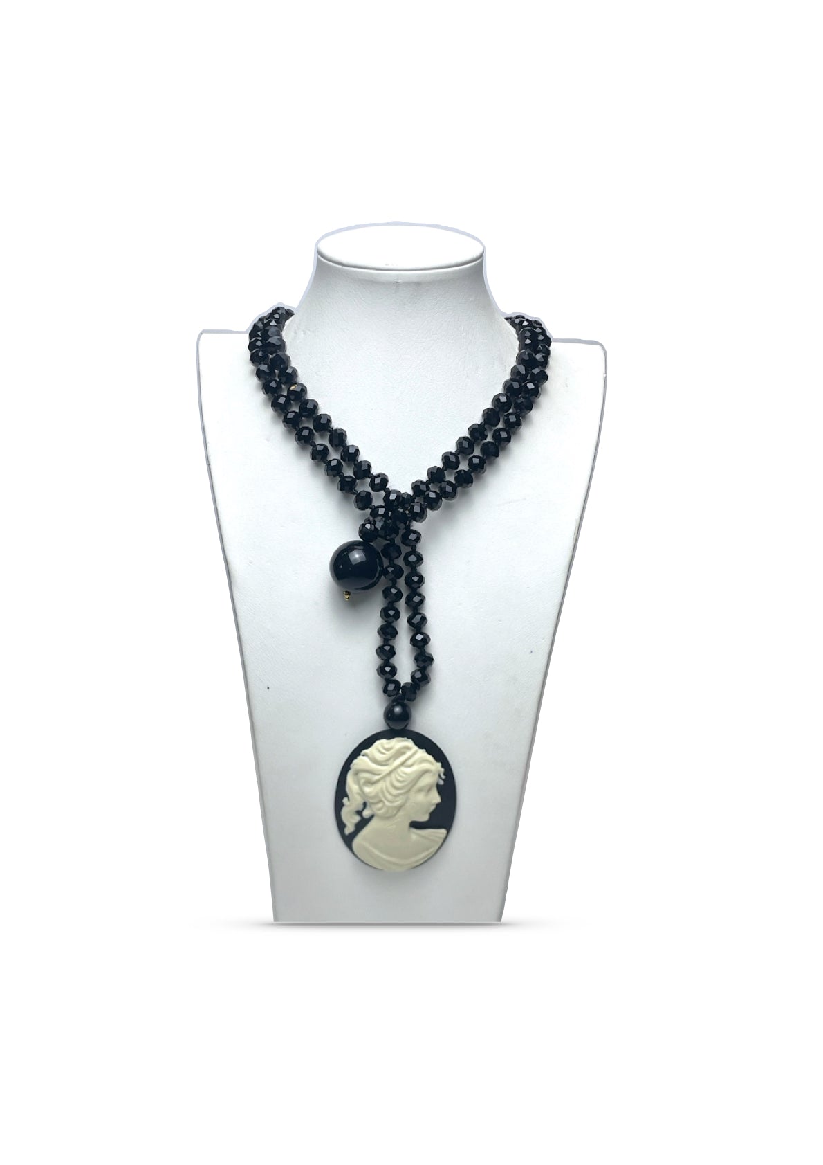 Collana cammeo cristallo
