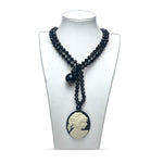 Collana cammeo cristallo