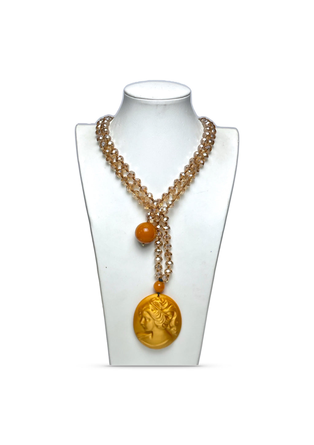 Collana cammeo cristallo