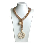 Collana mandala cristallo