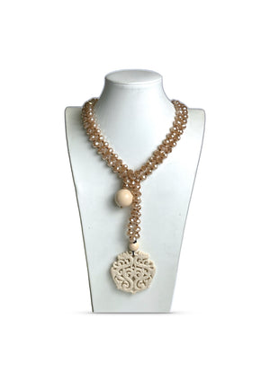 Collana mandala cristallo