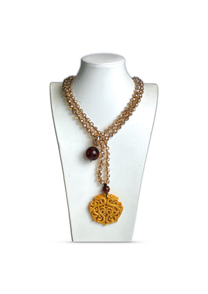 Collana mandala cristallo
