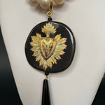 Gold Sacred Heart Pendant